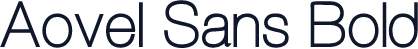 Aovel Sans Bold