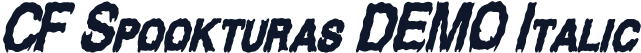 CF Spookturas DEMO Italic
