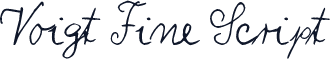 Voigt Fine Script