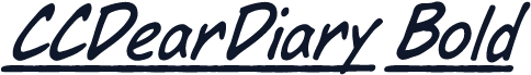 CCDearDiary Bold
