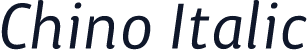 Chino Italic