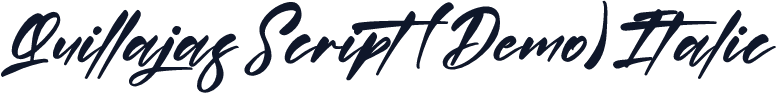 Quillajas Script (Demo) Italic