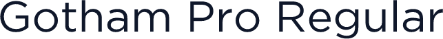 Gotham Pro Regular