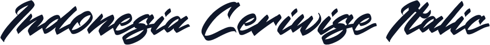 Indonesia Ceriwise Italic
