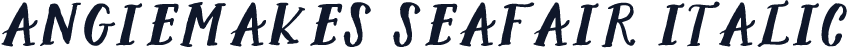 AngieMakes Seafair Italic
