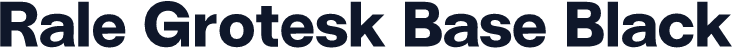 Rale Grotesk Base Black