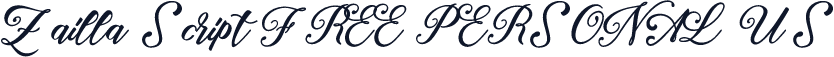 Zailla Script FREE PERSONAL US
