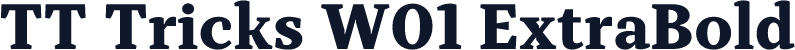 TT Tricks W01 ExtraBold
