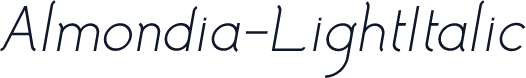 Almondia-LightItalic