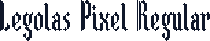 Legolas Pixel Regular