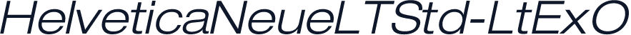 HelveticaNeueLTStd-LtExO