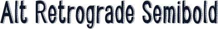 Alt Retrograde Semibold