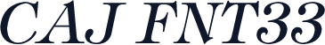 CAJ FNT33