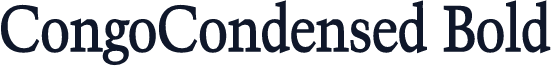 CongoCondensed Bold