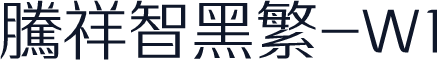 腾祥智黑繁-W1