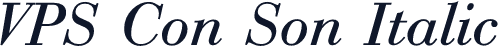 VPS Con Son Italic