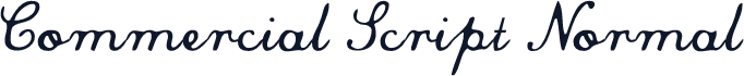 Commercial Script Normal