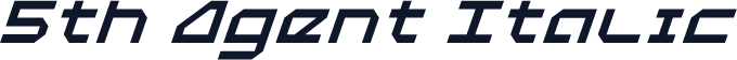 5th Agent Italic