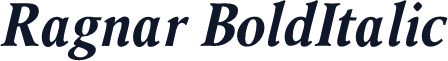Ragnar BoldItalic