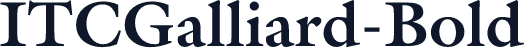ITCGalliard-Bold