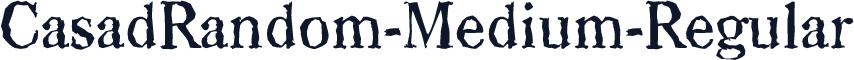 CasadRandom-Medium-Regular