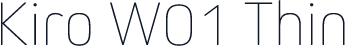 Kiro W01 Thin