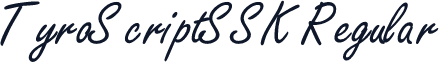 TyroScriptSSK Regular