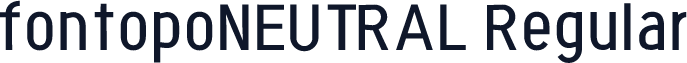 fontopoNEUTRAL Regular