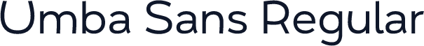 Umba Sans Regular