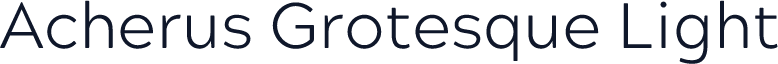 Acherus Grotesque Light