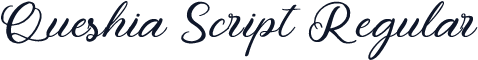 Queshia Script Regular