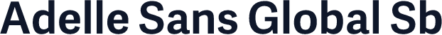 Adelle Sans Global Sb