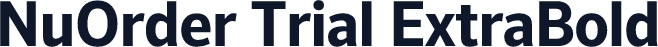 NuOrder Trial ExtraBold