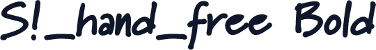 S!_hand_free Bold