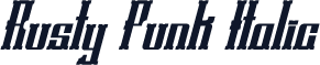 Rusty Punk Italic