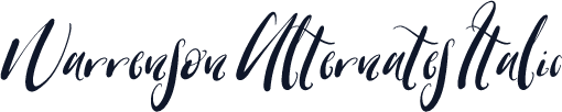 Warrenson Alternates Italic