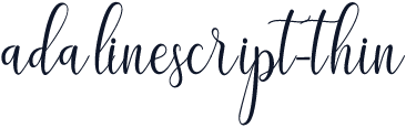 adalinescript-thin