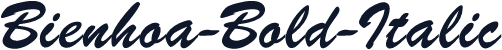 Bienhoa-Bold-Italic