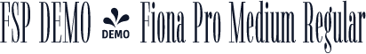 FSP DEMO - Fiona Pro Medium Regular