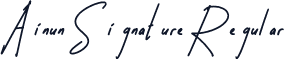 Ainun Signature Regular