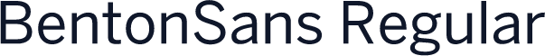 BentonSans Regular