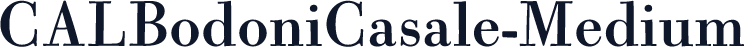 CALBodoniCasale-Medium