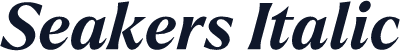 Seakers Italic