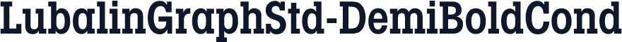 LubalinGraphStd-DemiBoldCond