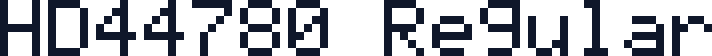 HD44780 Regular