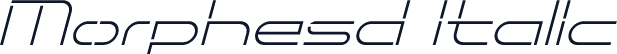 Morphesd Italic