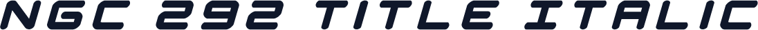 NGC 292 Title Italic