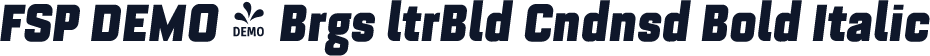 FSP DEMO - Brgs ltrBld Cndnsd Bold Italic