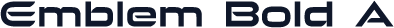 Emblem Bold A