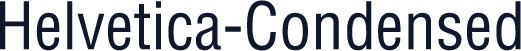 Helvetica-Condensed